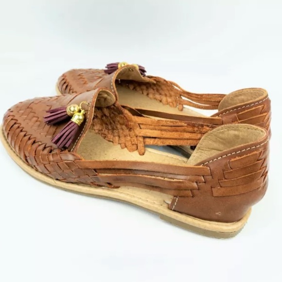 Maxx by Avalos Woven Sandals Mexican Huarache 7.5 - Picture 5 of 7